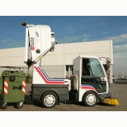 Balayeuse autoportée maniable Dulevo 850 Mini pour trottoirs et pistes cyclables