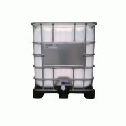 Cuves IBC Blanches-bleue ou noire-opaques 1000 L. De réemploi-palette PVC_1