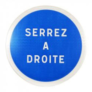 Panneau d'obligation - B29 personnalisable - inscriptions variées - WP Signalisation_1