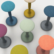 Tabouret de bureau ergonomique DOT - Vert 710_1