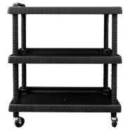 Vidaxl chariot à outils d'atelier 3 niveaux noir 75x37,5x92 cm pp 151828_1
