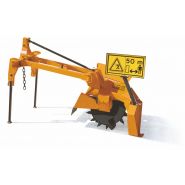 Cureuses de fossés et rigoleuses rototrancheuses bilatérales - dondi - vitesse 0.8 à 1.2 km/h_1