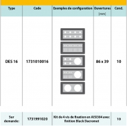 Passages pour câbles avec connecteurs - DES 16 - cadre divisible pour câbles de 2 à 34mm_1