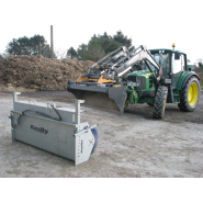 Godet balayeur industriel Emily Clean - ramassage de tout type de déchets - adaptable et équipé de balai polypropylène_1