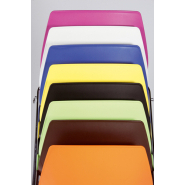 Lot de 2 Chaises Over empilables et accrochables - Référence 8497 CP A - Structure acier chromé et assise polypropylène en 8 coloris_1