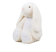 Peluche zippée Lapin - Réf: MM050 - 100% polyester, personnalisable, 45 cm - Norme EN71_1