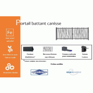 Portail battant canisse - 6000 / 1750_1