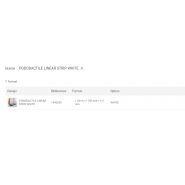 Bande de guidage auto-adhésive Linear Strip White Tarkett - lames 600x150 mm - réf. 1440250_1