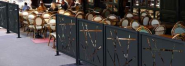 Barrière Looky Découpe Bambou Sur Platines RAL 7016_1