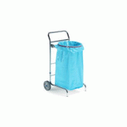 Chariot porte sac rond 110-130l chrome_1