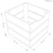 Kallax - caisses en bois - Simply A Box - L33 x H30 x P36 cm - personnalisable avec 6 coloris de lasure à l'eau_1