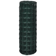 Vidaxl clôture euro acier 10 x 1,5 m vert 140587_1