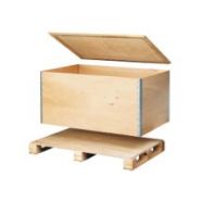 4120808 - Caisses en bois pliantes Drouin - Dimensions extérieures : 1200x800x800 mm - Palettisation 4 entrées_1