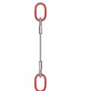 Élingue câble 1brin 1 anneau à chaque extrémité Référence 4705D_1