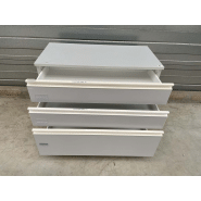 Meuble sous paillasse de laboratoire d'occasion - 3 tiroirs - Réf. P21091222_1