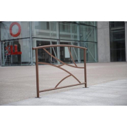 Barrière urbaine en acier - ossature et remplissage LILAC / JAN-0070 - Husson International_1