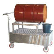 Chariot de rétention pour manutention de fûts et bidons de 220 L_1