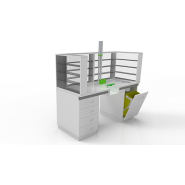 Meuble de laboratoire ergonomique - Orgue à Parfums pour échantillons de matières premières et formulation_1