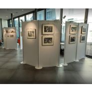 Panneaux modulables en PVC ou mélaminé pour expositions temporaires