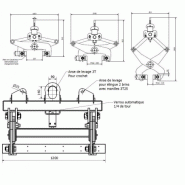 Pinces pour gba grandes longueurs 3.5t.  Référence gh16030130330_1