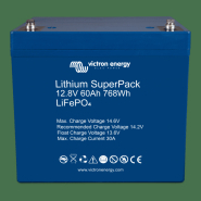Batterie lithium 60Ah 12V SuperPack Victron avec BMS intégré - 5000 cycles - Rendement 92%_1