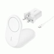 Belkin BoostCharge Casques, Smartphone Blanc USB Recharge sans fil Charge rapide Intérieure_1