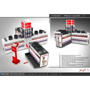 Corner - meuble présentoir en bois, métal ou plastique - Seiller - pôle de vente pour magasins_1