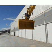 Godet curage inclinable Fravizel - Ref. 21 - pour talus et zones inclinées_1