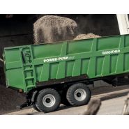 Remorque Brantner Power-push plus+ conçue pour des charges lourdes