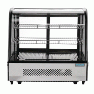 Vitrine de comptoir réfrigérée économe en énergie Série G noire 120L - Polar - GP292_1