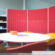 0799CLA0003L100 - Cloison acoustique modulaire FLEXI - Concept bureau - Forme flexible, résistant au feu, mousse absorbante_1