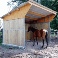 Abris et boxes de prairies pour chevaux - matériau durable et livraison en France_1