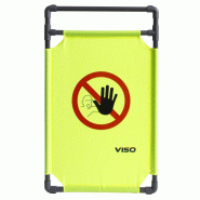 Barrière d'intervention 1 panneau - Interdiction de passer / 1000 / PVC_1