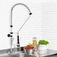 Douchette monotrou avec 2 vannes mélangeuses et robinet PREMIUM+_1