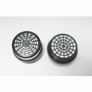 Lot de 2 galettes de rechange A1 pour demi-masque de protection respiratoire - vapeurs organiques et solvants_1