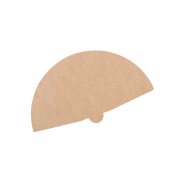 Éventail en papier recyclé - couleur naturelle - 15g_1