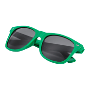 Lunettes de soleil en RPET - protection UV 400 - couleur verte - 25g_1