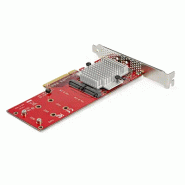 Adaptateur PCIe 3.0 x8 vers double SSD M.2 NVMe_1