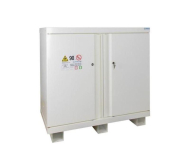 Armoire de sécurité haute - 90 minutes - 2 portes verrouillables à clé, fermeture automatique, 2 étagères réglables, 1 bac de rétention_1