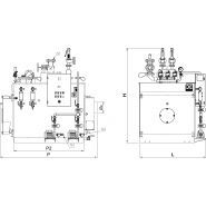 BNX 0.7 bar - Générateur de vapeur basse pression - Ici Caldaie - Inversion de flamme et haute qualité_1