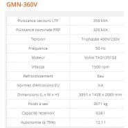 Groupe électrogène industriel GMN-360V - Generac - 358 kVA - Série GMN Euro - Moteur conforme normes IIIA_1