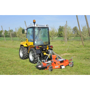 Tracteur agricole à 4 roues motrices égales pour les travaux en montagne: fenaison - pasquali siena k60 mt réversible - 48 cv_1