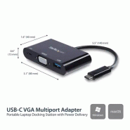 Adaptateur multifonction USB-C vers VGA avec port USB-A et Power Delivery_1