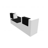 Bureau d'accueil AMBIANCE - PMR central - moderne et fonctionnel - 300 ou 380 cm_1