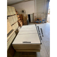 Panneau de bois mélaminé - Blanc_1