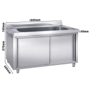 Plonge batterie 180x60cm sur meuble 1 cuve_1