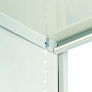 Rayonnage avec parois et de tablettes pleines métalliques  pour l'industrie et le tertiaire - PROFILTOL_1