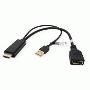 Value adaptateur 4k hdmi - displayport, v1.2, hdmi m - dp f_1