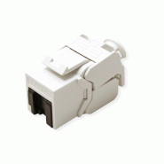 VALUE Keystone Cat.6A (Classe EA), RJ-45, non-blindé, sans outil, blanc_1