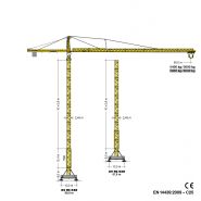630 ec-h 40 litronic high-top grue à tour - liebherr - hauteur max. Sous crochet 80,00 m - capacité de levage max. 40 000 kg_1